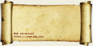 Adam Jaćimović vizit kartica